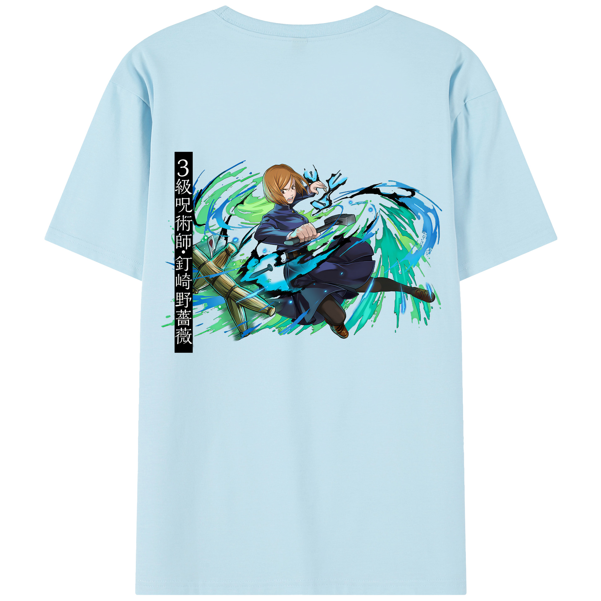 （画像用） 呪術廻戦 Jujutsu Kaisen 綿100％半袖Tシャツ（背面プリント）